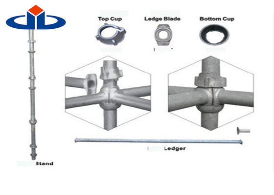 De sterke van het de Bekistingssysteem 48.3-48.6 van Ladingscuplock van Mm Energie de Diameter - besparing voor Bouw